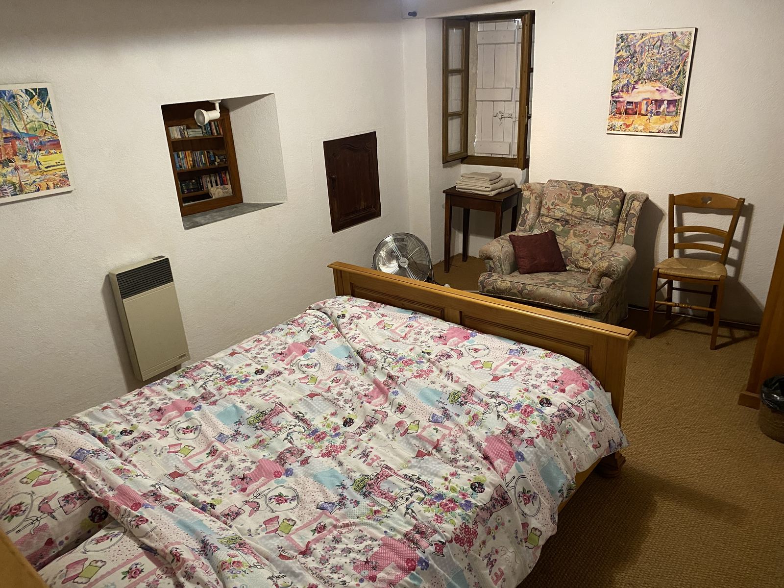 Bedroom Three with sitting area at Mongaudon